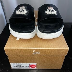 Christian Louboutin Pool Beau Donna Flat Calf 38.5
